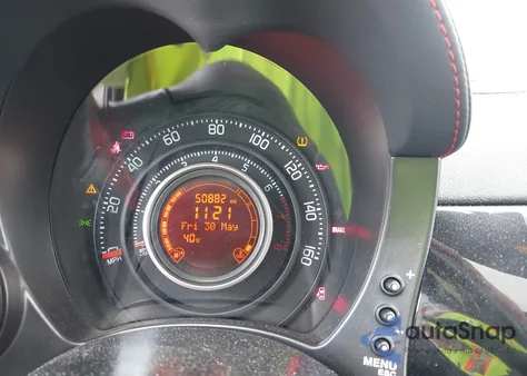 2012 Fiat 500 Abarth из США, поврежденный, VIN 3C3CFFFH6CT351907